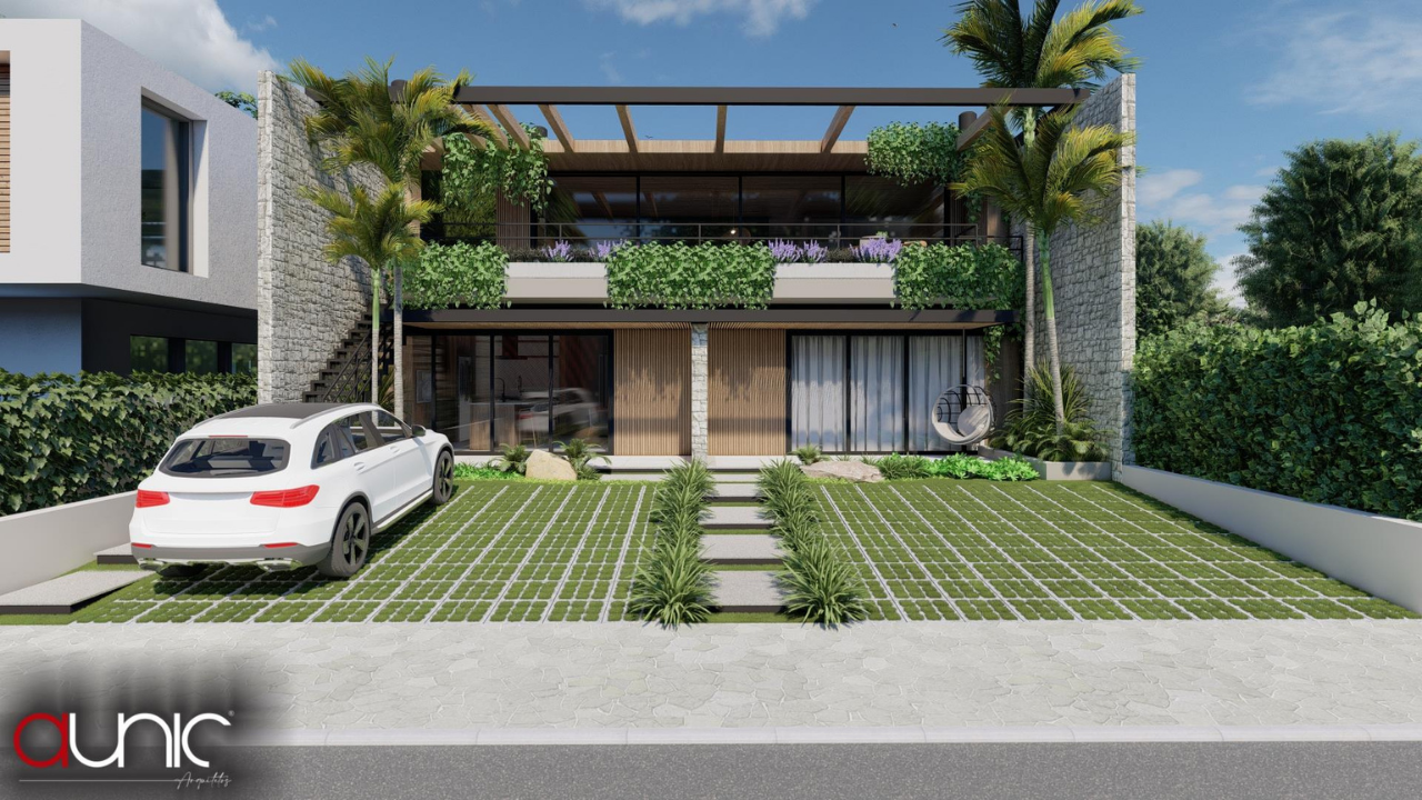 Vista exterior do residencial Lagoa